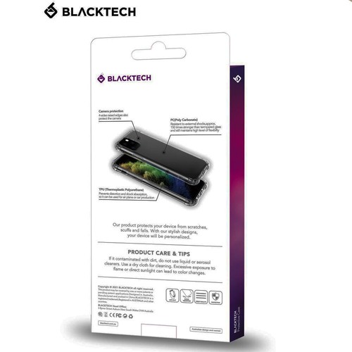 Stylish and Functional: BLACKTECH Magnetic - Clear Case for iPhone 15 Pro - Picture 2 of 2