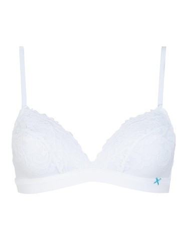 Reggiseno triangolo senza ferretto in pizzo - Foto 7 di 11
