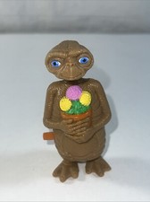 Vintage Universal Studios 3.5" E.T. Holding Flower Pot Wind-Up Toy Loose Figure