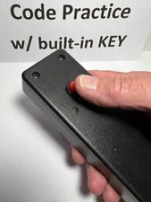 Code Practice Oscillator with BUILT IN KEY only, CW Morse, Must read ad!