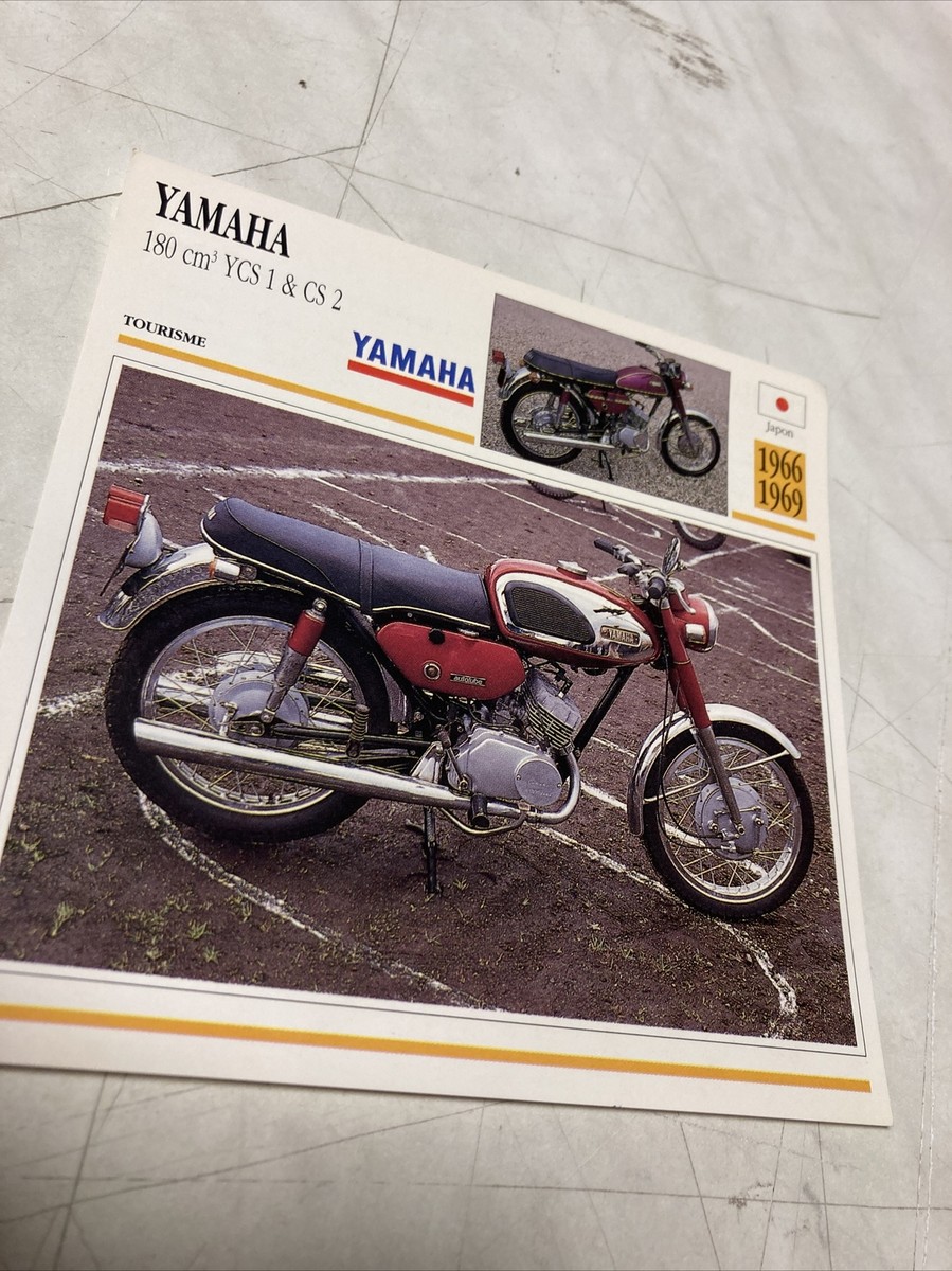Yamaha 180 YCS1 YCS2 1966 1969 Form Card Motorbike Of Collection Atlas Japan