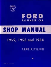 1952 1953 1954 Ford Custom Deluxe Shop Service Repair Manual