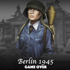 1:10 figurine buste en résine soldat allemand  ww2 guerre mondial  non peinte