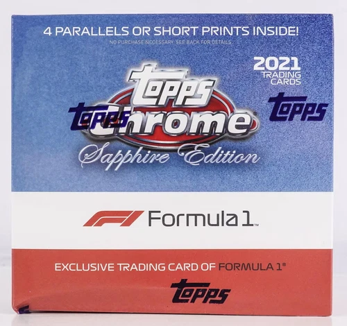 2021 TOPPS FORMULA 1 CHROME SAPPHIRE ED RACING BOX - NEW - FREE SHIPPING 🔥🔥🔥