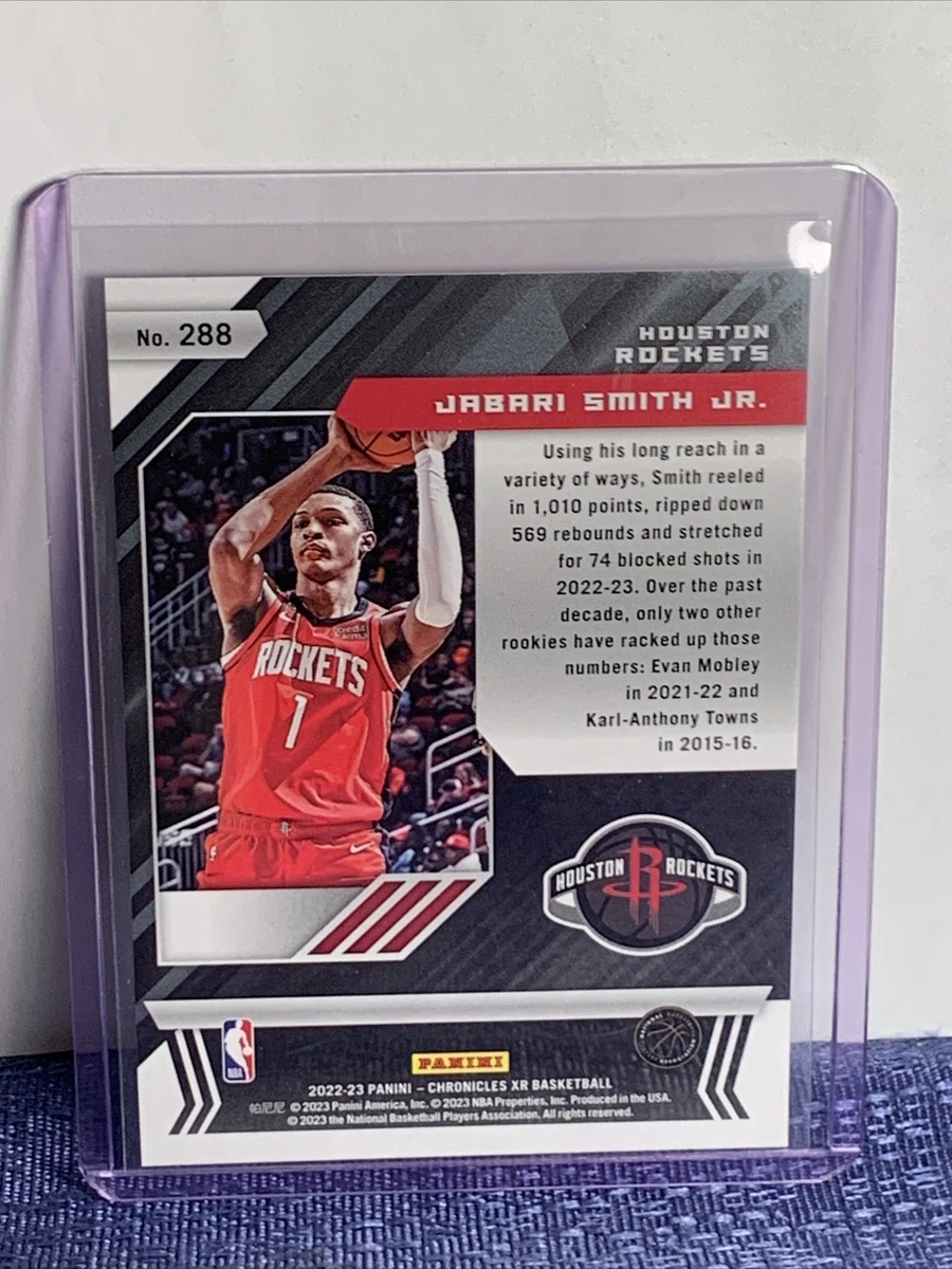 Jabari Smith Jr 2022-23 Panini Chronicles XR PINK FOIL Rookie Card