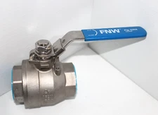 ⭐NEW⭐ 2" FNW220AK STAINLESS STEEL CF8M FULL PORT BALL VALVE 1500CWP FNW