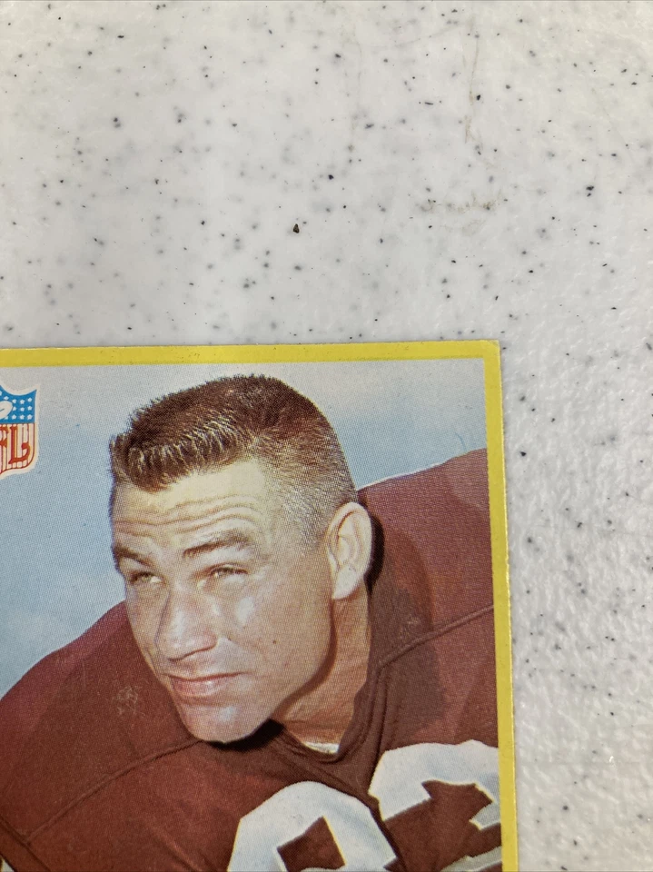 1967 Philadelphia John Brewer #38 - Cleveland Browns - Vintage EX - Image 4 of 4