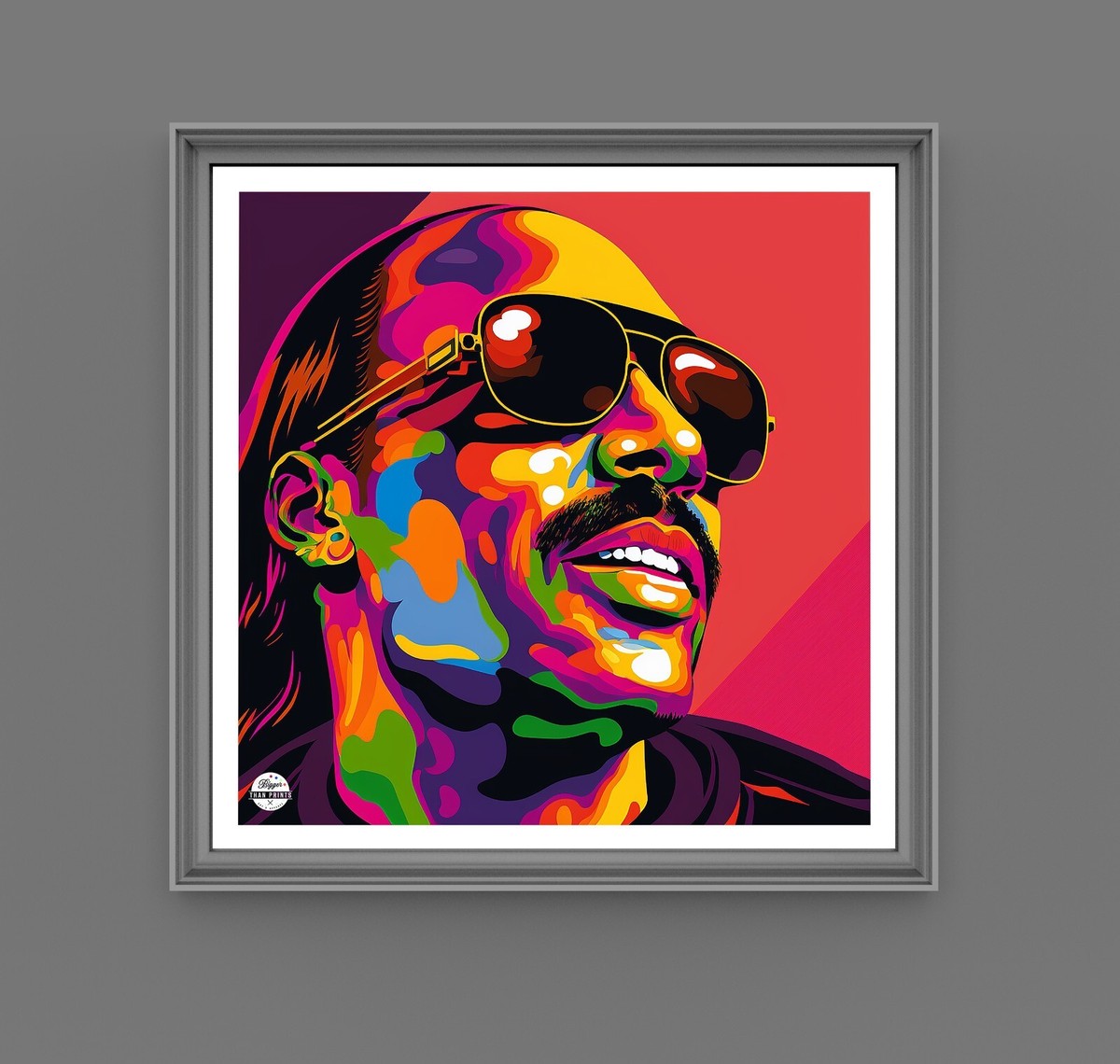 Stevie Wonder Pop Art Print - Motown Soul Music Wall artwork