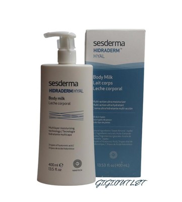 Sesderma Hidraderm Hyal Body Milk, 13.5 fl.oz. / 400 ml. 11/2026.