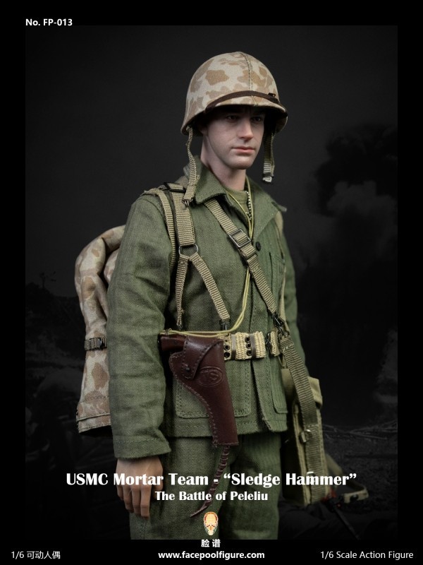 Figurine articulée USMC Peleliu pour diorama militaire au un sixieme