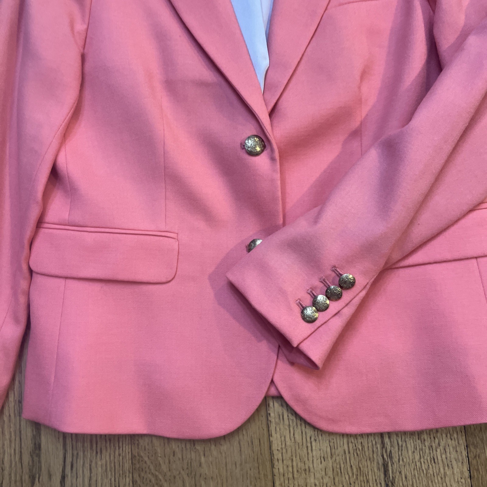 J. Crew WoolWomen's Blazer Jacket Solid Lined Cor… - image 4
