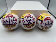 2025 NEW RELEASE- ZURU MINI BRANDS CREATE DISNEY SNACKS (3 Sealed Balls) blind