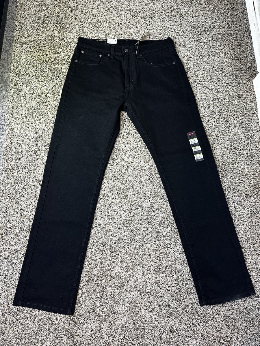 Levis 506 Jeans New Mens Comfort Straight Leg Stretch Black 32x32
