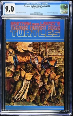 Teenage Mutant Ninja Turtles #35 1991 Mirage Studios CGC 9