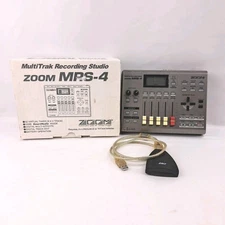 ZOOM MRS 4 Digital 4 Track Multi Track Recorder Portable Recording Studio