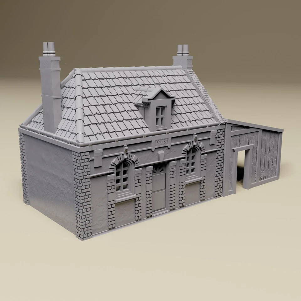 Benouville House 21 Pegasus Bridge Segunda Guerra Mundial mesa wargaming terreno Foto 2 de 4