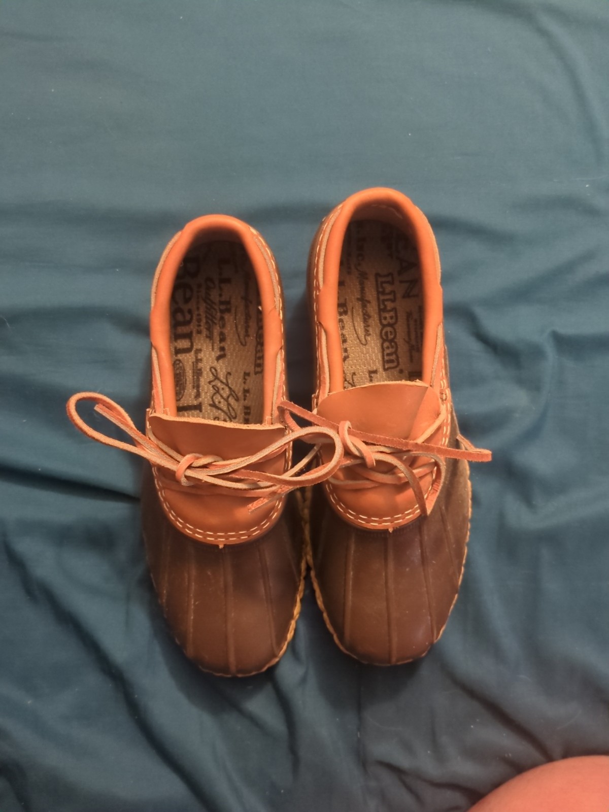 LL Bean Boots Low Duck Moc Made in Maine USA Rain Mud Muck Women's 6.5