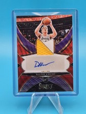 DALTON KNECHT - 2024-25 Panini Select ROOKIE JERSEY AUTO RED WAVE 77/99 Lakers