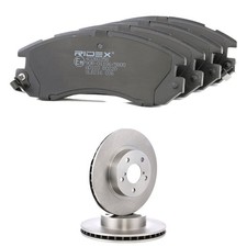 RIDEX Bremsenset Vorne Bremsscheiben Beläge für SUBARU IMPREZA Stufenheck (GC)