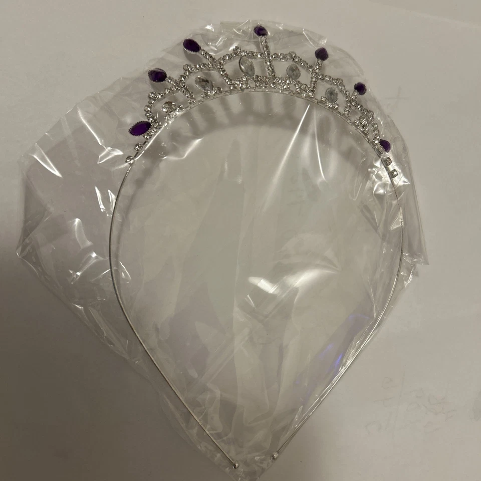 Kids flower girl children wedding prom mini tiara crown princess 2 pack New - image 4 of 4