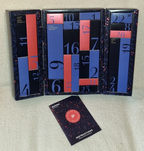 Eis.de Premium Adventskalender 2024, Blau, Mistelzweig-Design OVP