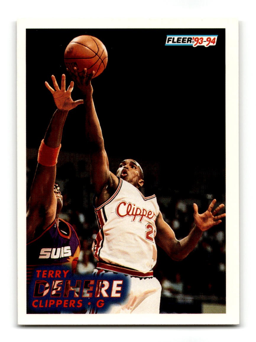 1993-94 Fleer #306 Terry Dehere Los Angeles Clippers ~ 24078