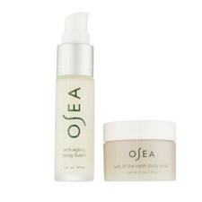 OSEA 2pc Set Anti-Aging Body Balm 0.6oz and Salts of the Earth Body Scrub 1oz