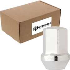 Chrome Lug Nuts Compatible with Ford-Lincoln | ACPZ-1012-B | Box of 50