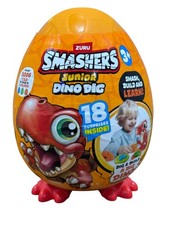 ZURU Smashers Junior Dino Dig Large Egg T-Rex by ZURU 18 Surprises Compounds