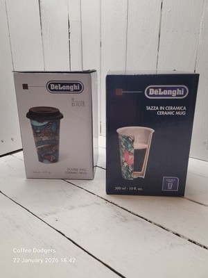 Delonghi Doppelwandiger Keramikbecher 300ml Delonghi Doppelwandiger Keramikbecher 300ml