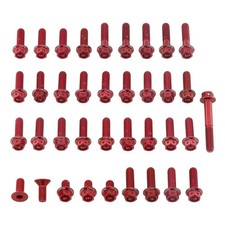 Aluminium Engine Kit Ducati Streetfighter V4S Race Spec Etched Red | Pro-Bolt