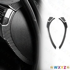 Real Carbon Fiber Front Channel Side Trim Fit For BMW 3 Series E90 2005-2012