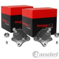 2X Metzger Traggelenke Vorne Oben Beidseitig Passend FÜR Mitsubishi L200 Pajero