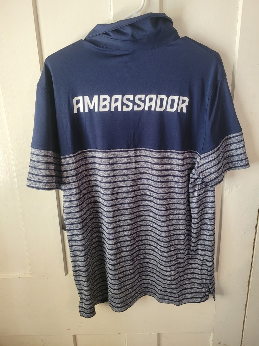 Fanatics Super Bowls LV Tampa Bay Ambassador Polo T-Shirt Mens