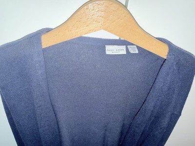 name it Basic Needs Cardigan Gr. 158/164 Navy Baumwolle Feinstrick Strickjacke