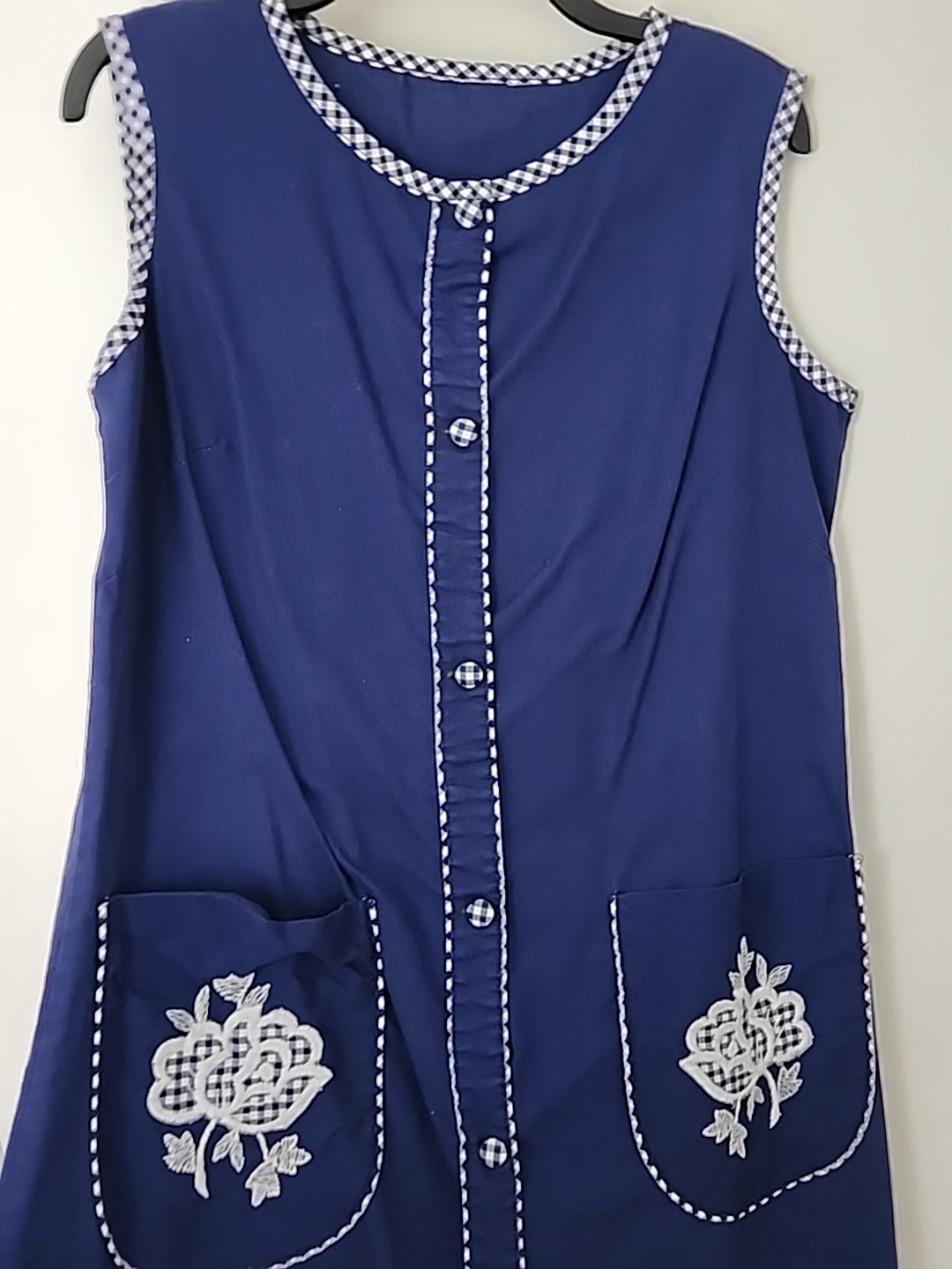 Vintage 60s House Dress Day Dress Mod Hippy Flower Power 