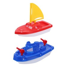 Jouets de plage amusants pour fête prénatale, 2 pièces, voilier, bateau à voile
