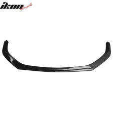 Fit 24-26 Mustang 7th Dark Horse IKON Carbon Fiber Look Front Bumper Lip Spoiler