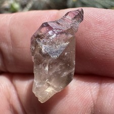 Smoky Amethyst Sceptre Quartz Elestial Miniature Crystal Madagascar 2g
