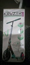 Image of Madd Gear MGP Carve Kruzer 200 Foldable Scooter Black/Teal