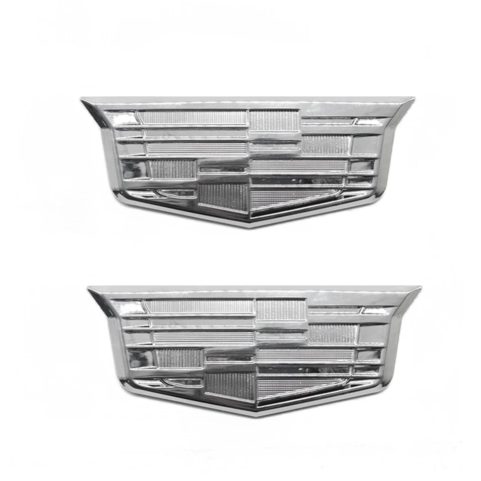 2x For Escalade Fender Marker Door Side Badge Emblem Car Decoration Sport V Foto 2 de 4