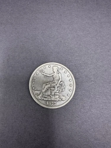 1877 S Silver Trade Dollar $1 San Francisco Mint Estate Find