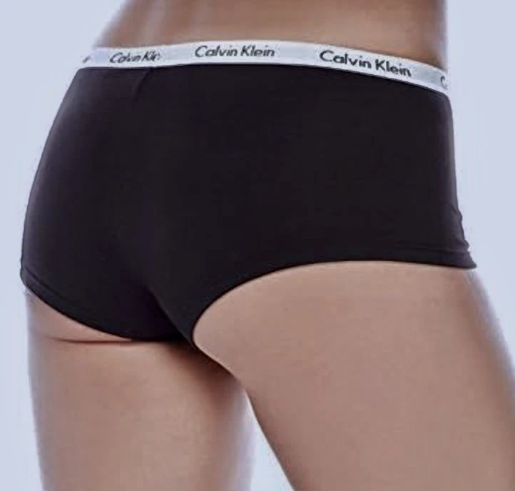 Calcinha Calvin Klein Carrossel Algodão Preto Branco Menino NOVA Feminina Tamanho M 6 - Imagem 4 de 4