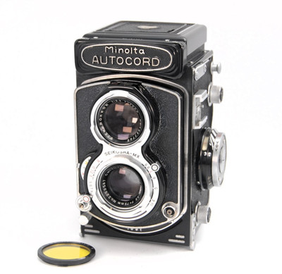 Near Mint】 Minolta AUTOCORD LMX 75mm f/3.5 TLR Film Camera from