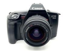 Canon EOS 650 Black Good Film SLR 35mm Tamron 28-80mm F/3.5-5.6 Lens Canon EF