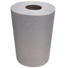 Case of 12 White Roll Towel for Dispensers - 7.875" x 350' Continuous Roll