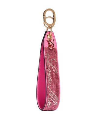 VICTORIA'S SECRET PINK Bling VS LOGO with Rhinestones KEYCHAIN / Wristlet Strap