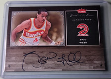 Fleer 2005-06 Greats of the Game Autographs Spud Webb GG-SW Atlanta Hawks NBA