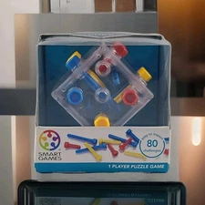 Criss Cross Cube - Smart Games Solo Puzzle Game Educational Toy New!
