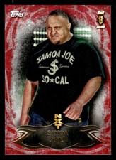 Samoa Joe 2015 Topps WWE Undisputed NXT Prospects Red RC #NXT-25 ESE